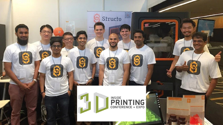 Showcasing our printers at Inside 3D Singapore